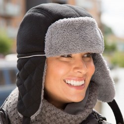 Plain Ocean trapper hat Result