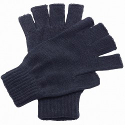 Plain Mitts Fingerless Regatta