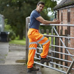 Plain jogging pants men's Hi vis 280 GSM