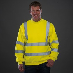 Plain Hi-vis sweatshirt Yoko 280 GSM