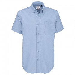 Plain Oxford short sleeve /men B&C 135 GSM