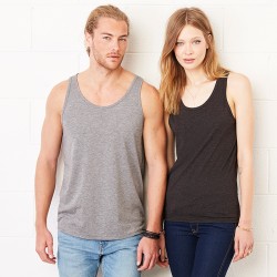 Plain Unisex Jersey Tank Canvas 145 GSM