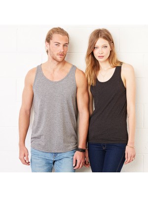 Plain Unisex Jersey Tank Canvas 145 GSM