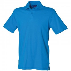 Plain Polo Shirt Stretch Pique Henbury 200 GSM