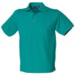 Plain Polo Shirt Heavy Pique Henbury 200 GSM