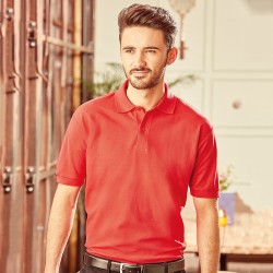 Plain Polo Shirt Classic polycotton Russeell 210 gsm Cols 215 GSM
