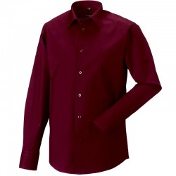 Plain Fitted Shirt Easy Care Russell 140 GSM