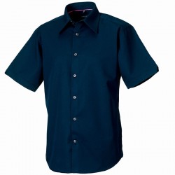 Plain Tencel Fitted Shirt Short Sleeve Russell 136 gsm