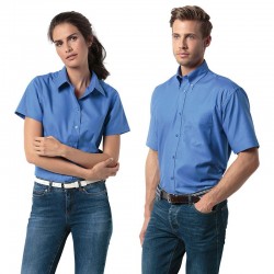 Plain Shirt Short Sleeve Workwear Oxford Kustom Kit 135 GSM