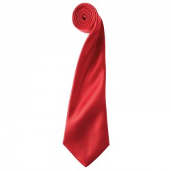 Plain Satin Tie Colours Premier