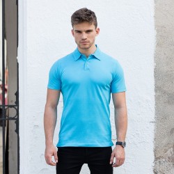 Plain Short sleeve stretch polo Skinnifit 200 GSM