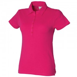 Plain Women's short sleeve stretch polo Sf 200 GSM