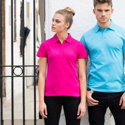 Plain Women's short sleeve stretch polo Sf 200 GSM