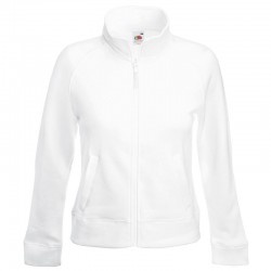 Plain Sweat Jacket Lady Fit Fruit of the Loom 280 GSM