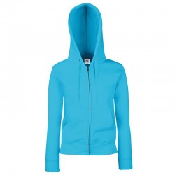 Plain Zip Hooded Jacket Lady Fit Fruit of the Loom 280 GSM