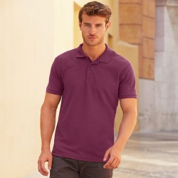 Plain Polo Shirt Pique Fruit of the Loom 170 gsm Cols 180 GSM