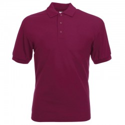 Plain Polo Shirt Pique Fruit of the Loom 170 gsm Cols 180 GSM