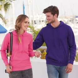 Plain Sweatshirt Lightweight Hooded Fruit of the Loom 240 GSM