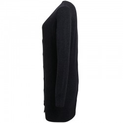 Plain Women's longline knitted cardigan Premier 12 Gauge