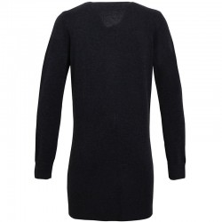Plain Women's longline knitted cardigan Premier 12 Gauge