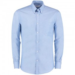 Plain Oxford Shirt Slim Fit Workwear Kustom Kit 135 GSM