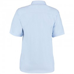 Plain Ladies Short Sleeve Premium Corporate Shirt Kustom Kit 125 GSM