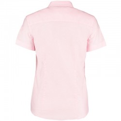 Plain Oxford Shirt Ladies Short Sleeve Kustom Kit 135 GSM