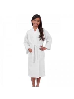 Kids WAFFLE weave 100% Cotton Bathrobes