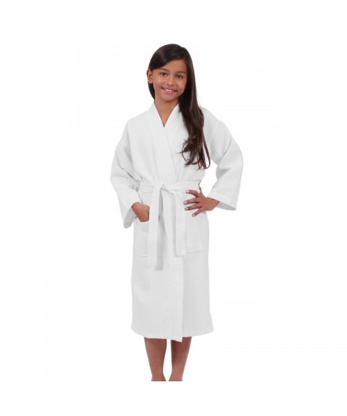 Kids WAFFLE weave 100% Cotton Bathrobes