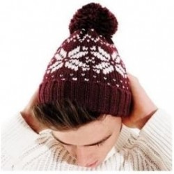 Beanie Fair Isle Snowstar Beechfield Headwear 