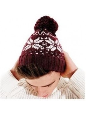 Beanie Fair Isle Snowstar Beechfield Headwear 