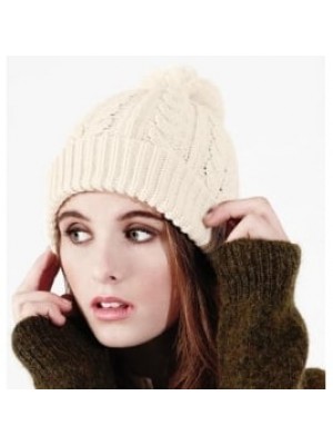 Beanie Cable Knit Snowstar Beechfield Headwear 