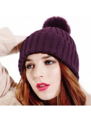 Beanie Arosa bobble Beechfield Headwear 