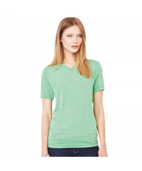 Plain tee  v-neck Bella + Canvas 135 g/m²