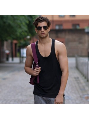 Plain vest Muscle Skinnifit Men 140 GSM