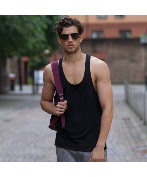 Plain vest Muscle Skinnifit Men 140 GSM