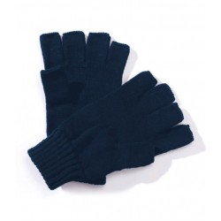 Plain Mitts Fingerless Regatta