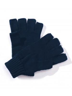 Plain Mitts Fingerless Regatta