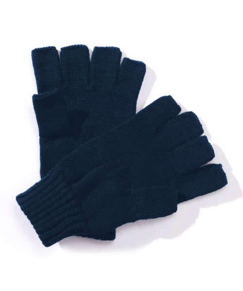 Plain Mitts Fingerless Regatta