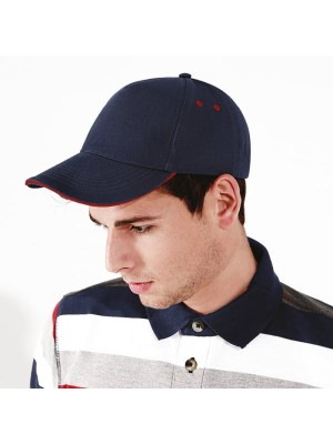 Sandwich peak contrast cap Beechfield Headwear 