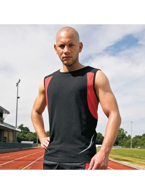 Plain vest sport athletic Spiro 140 GSM