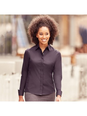 women's collared shirts long sleeve