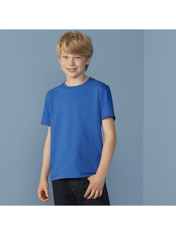 Ringspun T Shirt >> Plain Kids Softstyle Youth Ringspun T Shirt Gilden White 141gsm Ringspun T Shirt >> Plain Kids Softstyle Youth Ringspun T Shirt Gilden White 141gsm