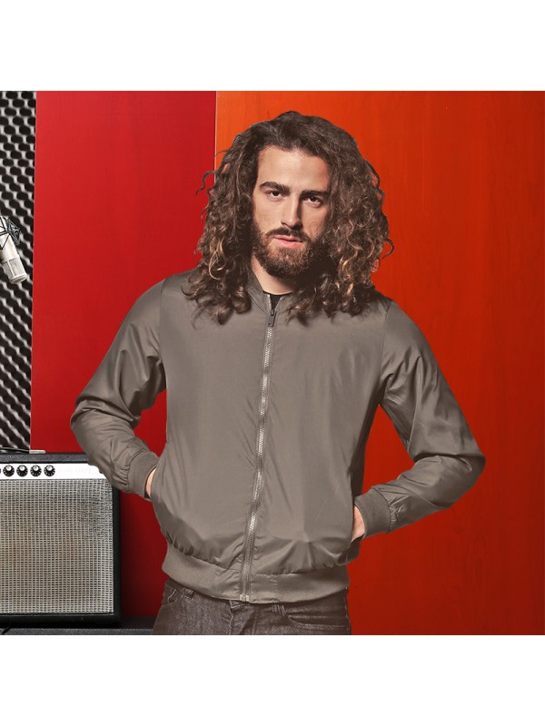 Bomber jacket with ribbed cuff Brave Soul