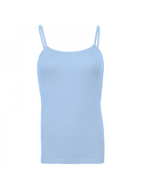 blue spaghetti strap tank top