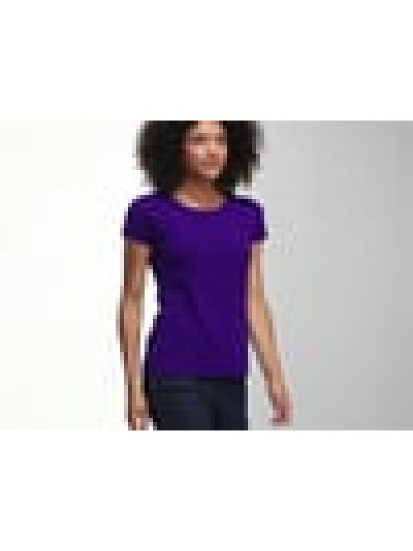 T-Shirt Fruit Of The Loom Valueweight Pour Femme - 100% Coton, Coupe Lady-Fit
