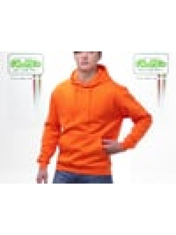 Just Hoods Men's College Hoodie - 80% Cotton, Kangaroo Pocket, Ribbed Cuffs