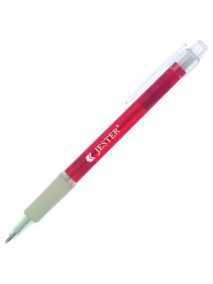 Plastic Pen Jester Retractable Penswith ink colour Blue