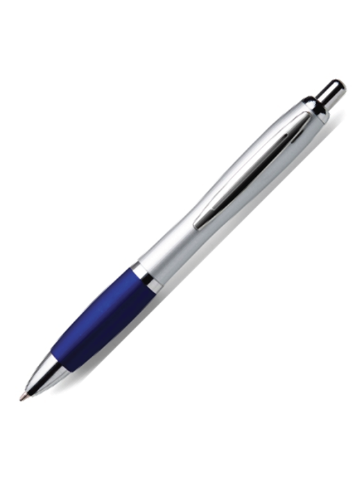 Plastic Pen Crystal White Retractable Penswith ink colour Blue/Black