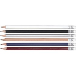 Plastic Pen Natural Varnished Pencil Retractable Penswith ink colour Lead